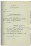 Moe Howard's 22pp. Script Dated May 1953 for The Three Stooges Film ''Spooks!'' -- With Annotations in Moe's Hand Including His Signatures, & Additional 2pp. Shot List & Call Sheet -- Very Good